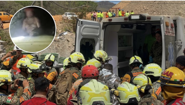 Estas fueron las primeras palabras del minero rescatado tras 13 días en la mina de Santa Fe, Sinaloa: “no perdí la fe”